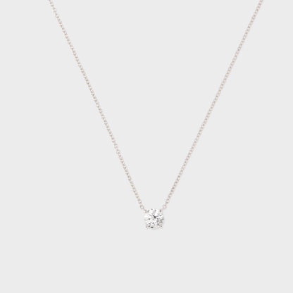Classic Round Diamond Pendant