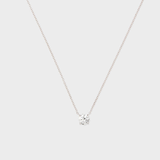 Classic Round Diamond Pendant