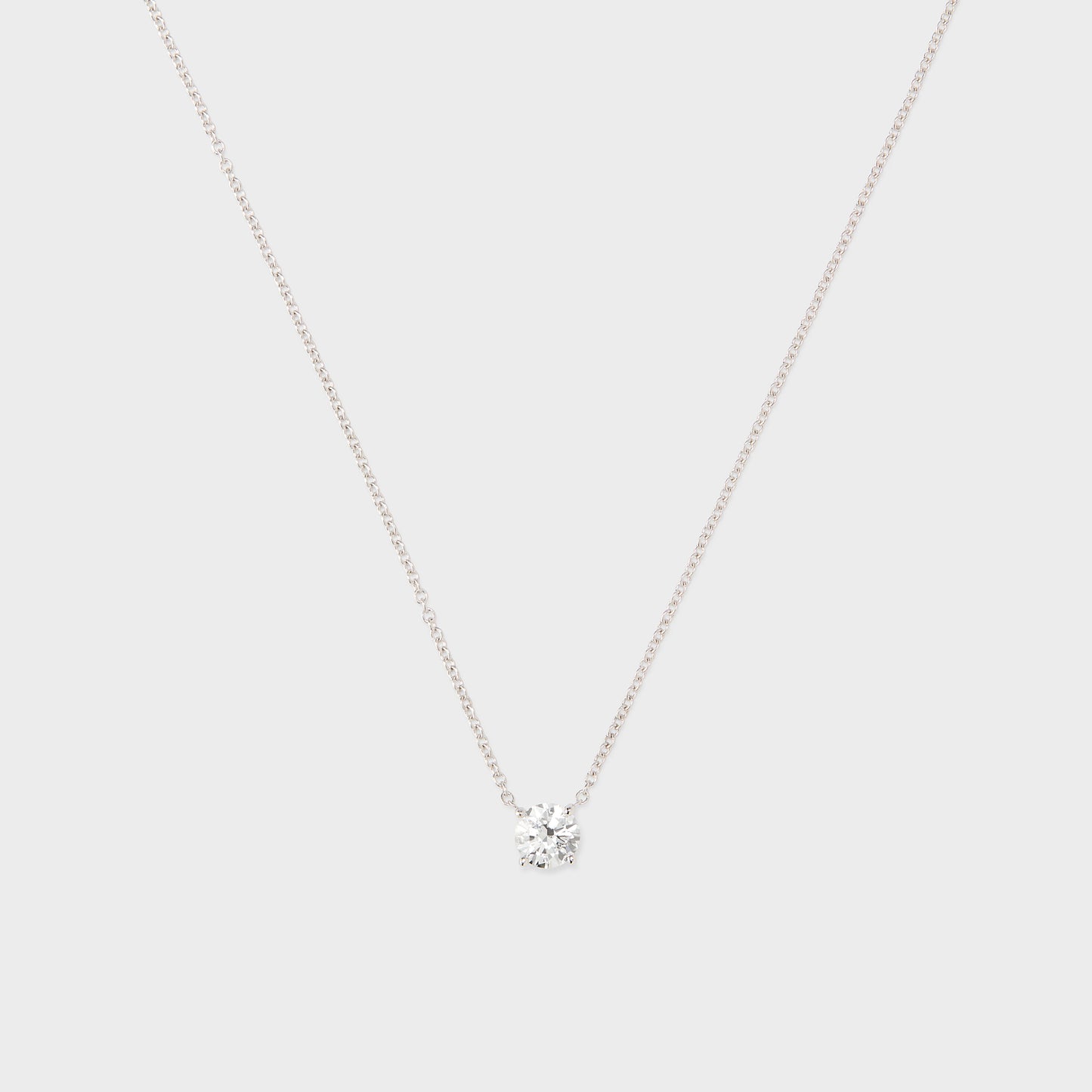 Classic Round Diamond Pendant