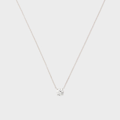 Classic Round Diamond Pendant