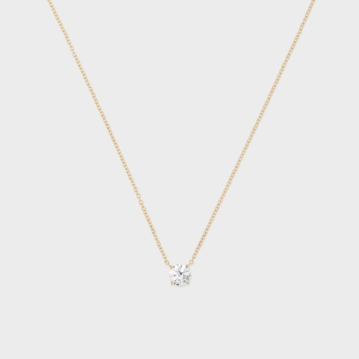 Classic Round Diamond Pendant