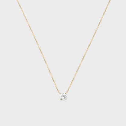 Classic Round Diamond Pendant