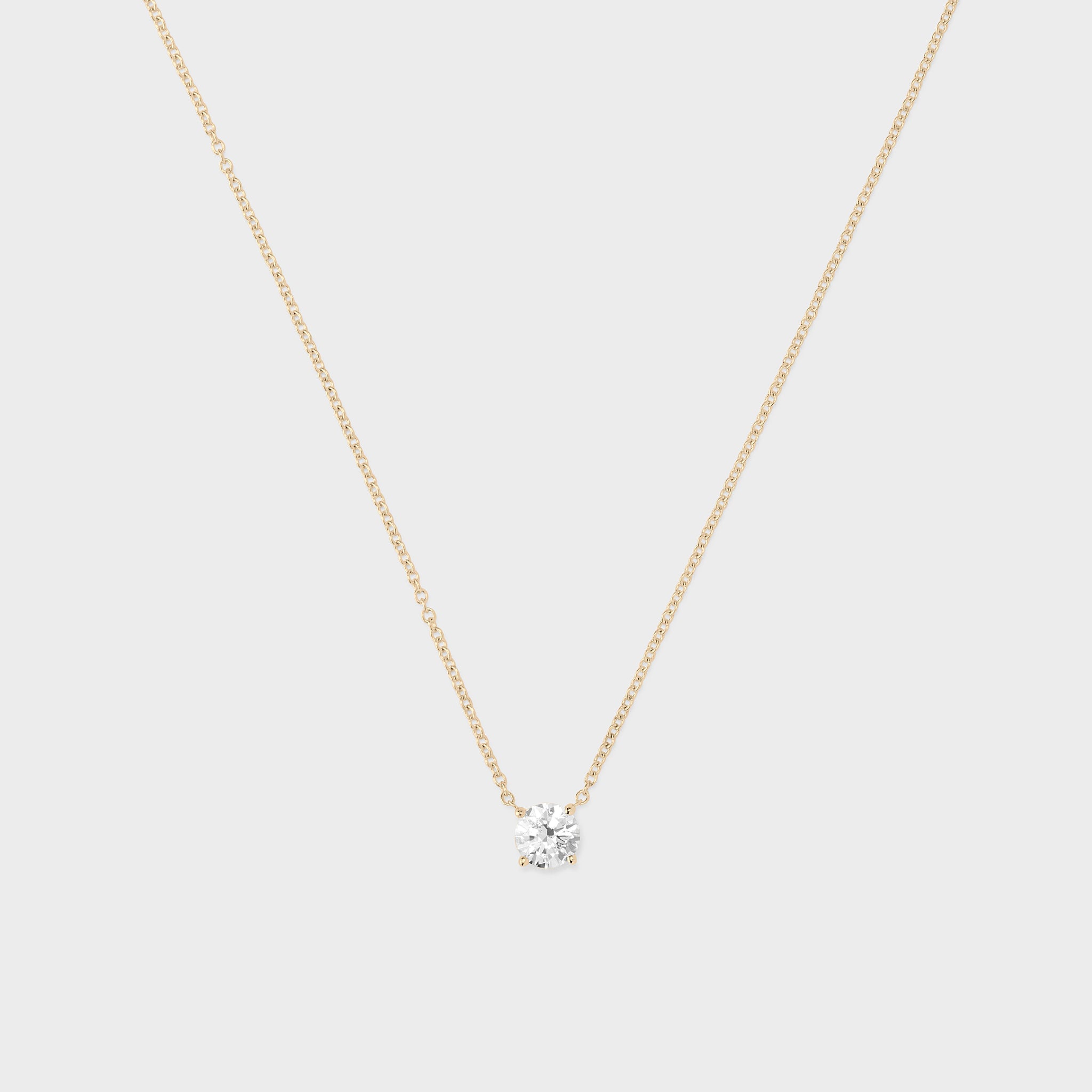 Lab Grown Diamond Necklaces, Pendants & Chains Made with 18K Recycled Gold  | Kimaï EU