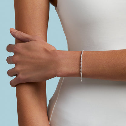 Defined Diamond Tennis Bracelet