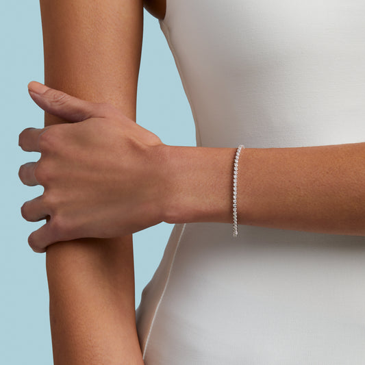 Defined Diamond Tennis Bracelet