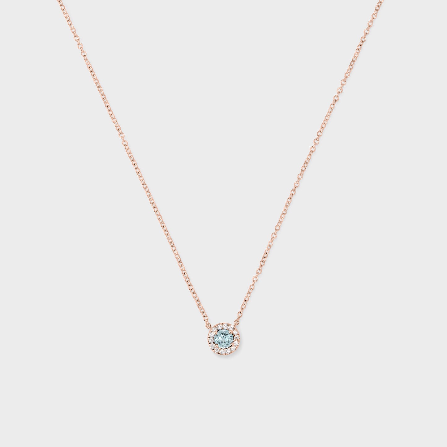 Gemstone Halo Pendant