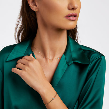 Gemstone Party Choker