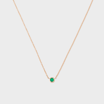 Gemstone Petite Bezel Pendant