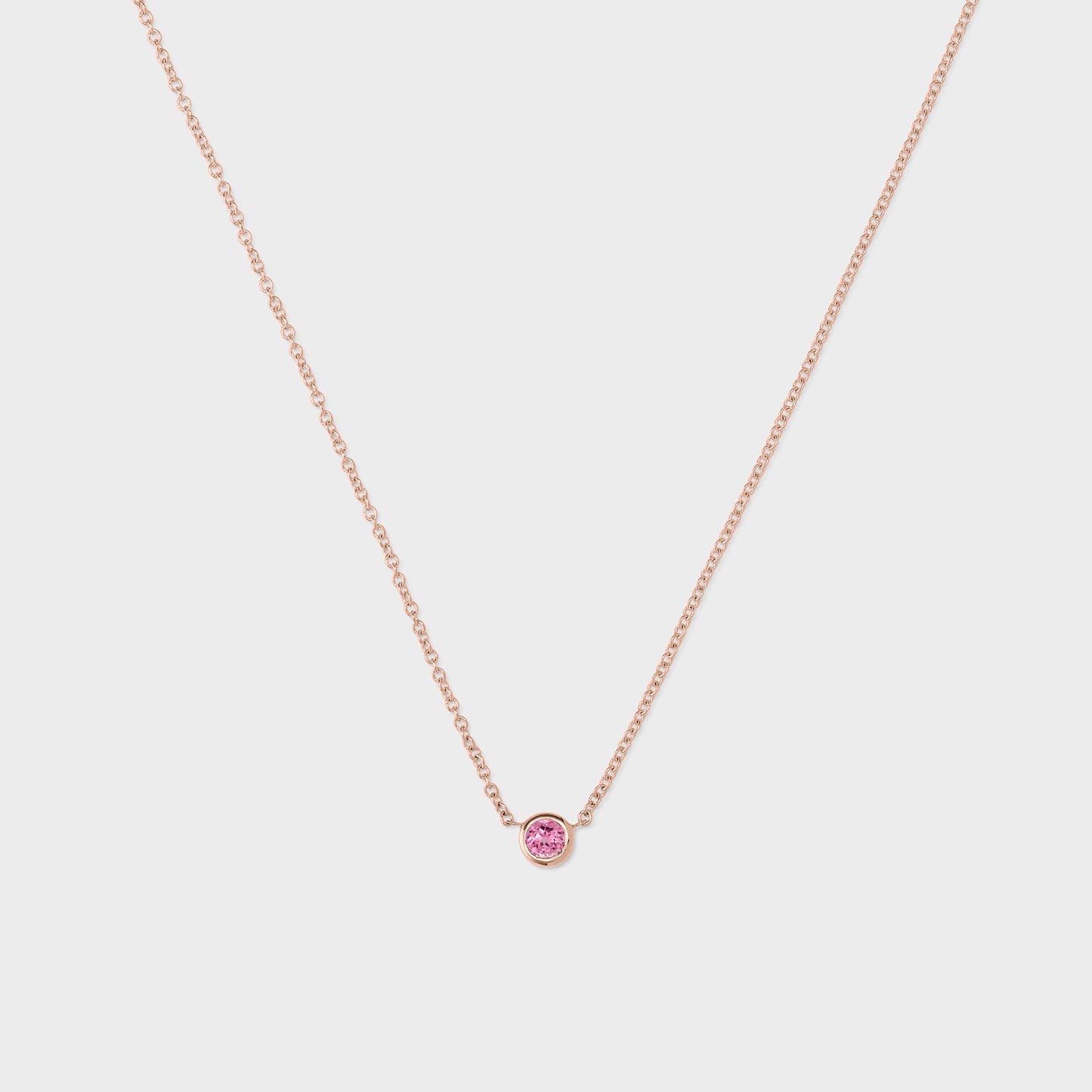 Gemstone Petite Bezel Pendant