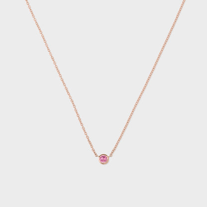 Gemstone Petite Bezel Pendant