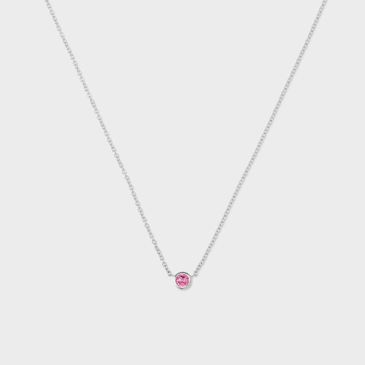 Gemstone Petite Bezel Pendant