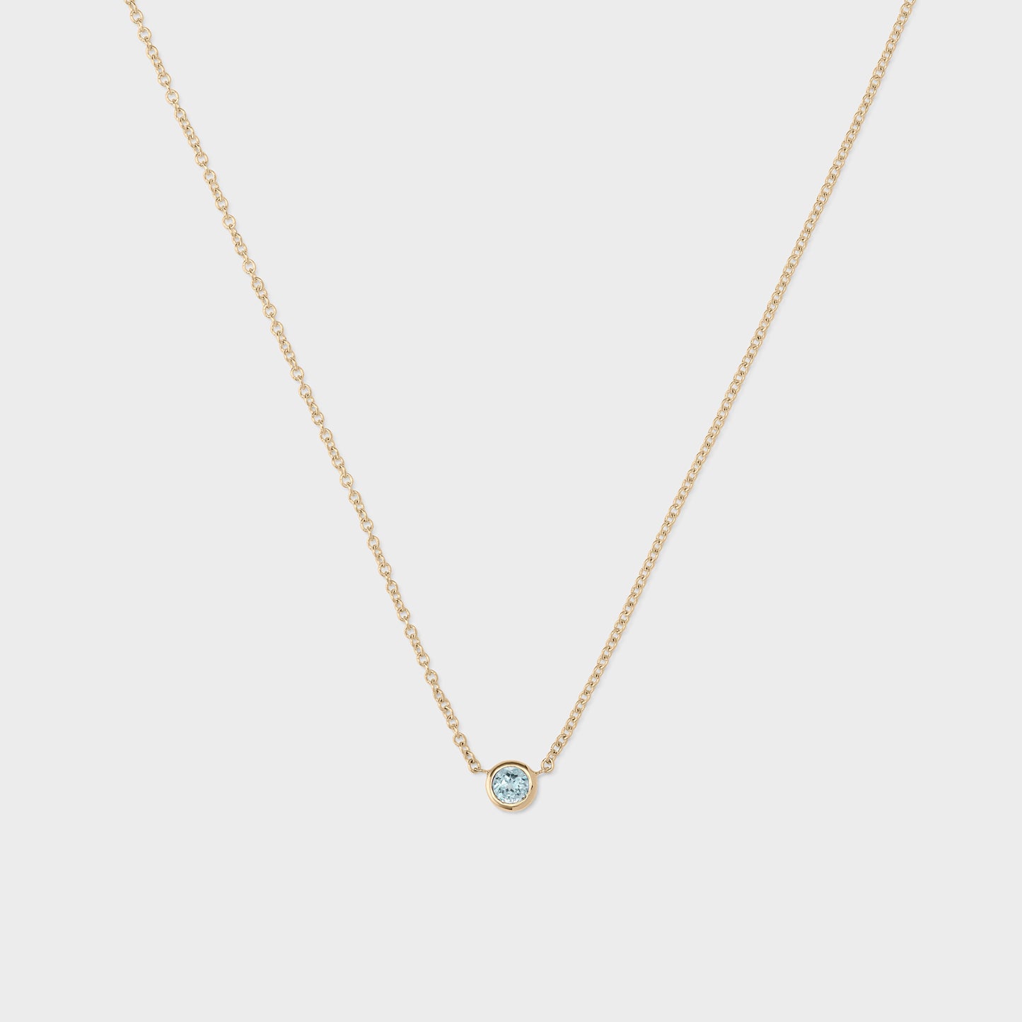 Gemstone Petite Bezel Pendant