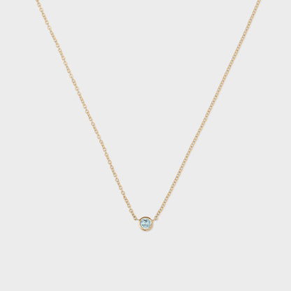 Gemstone Petite Bezel Pendant