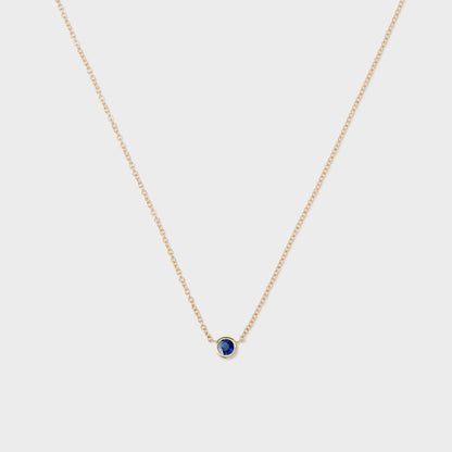 Gemstone Petite Bezel Pendant