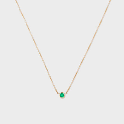 Gemstone Petite Bezel Pendant