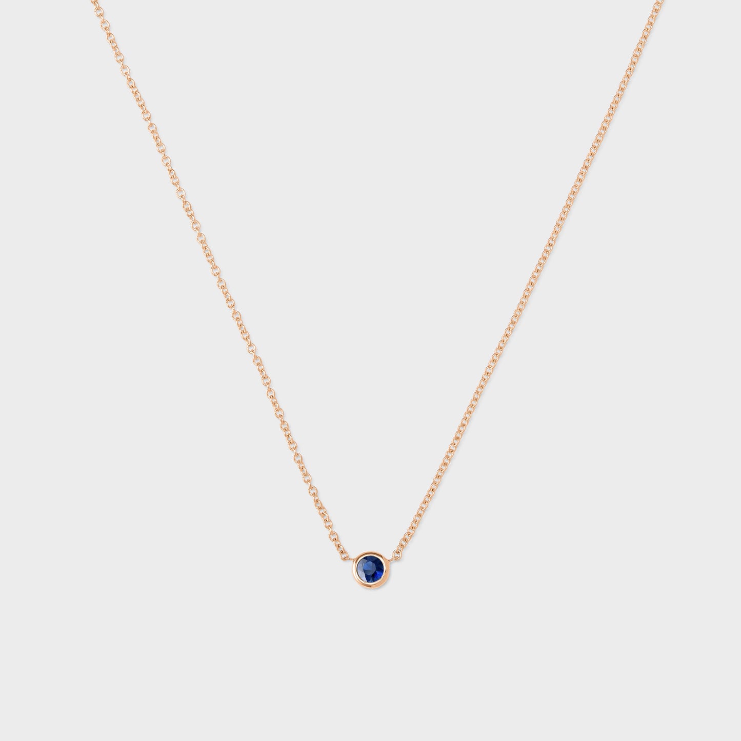 Gemstone Petite Bezel Pendant