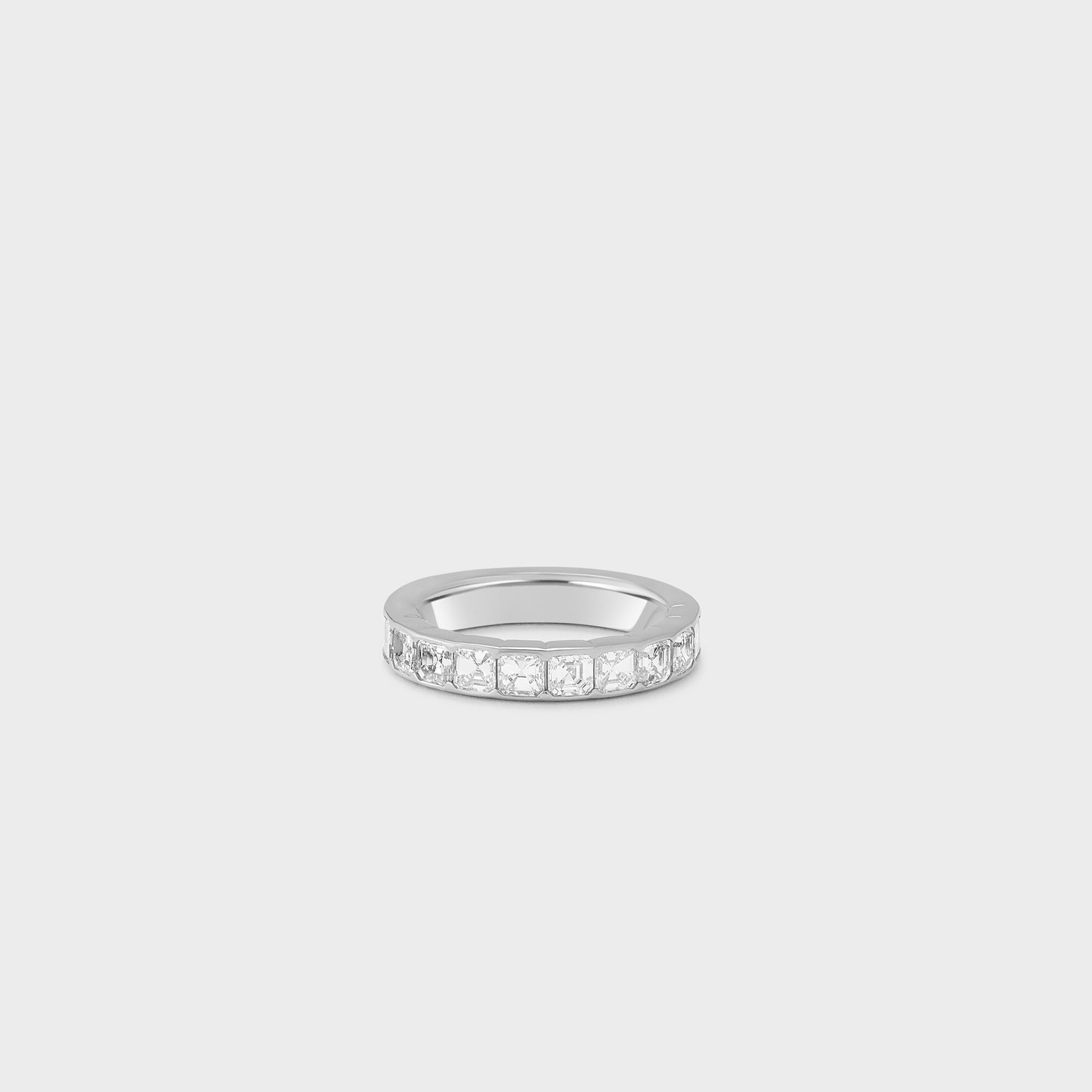 Half band | 14k white | 0.10ct , Half band | 18k white | 0.10ct , Half band | platinum