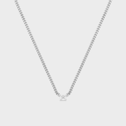 Emerald Cut Chelsea Chain Necklace