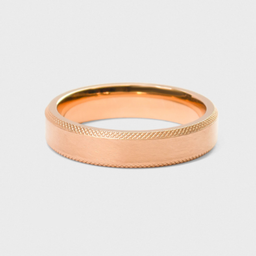 Textured Bevel Band