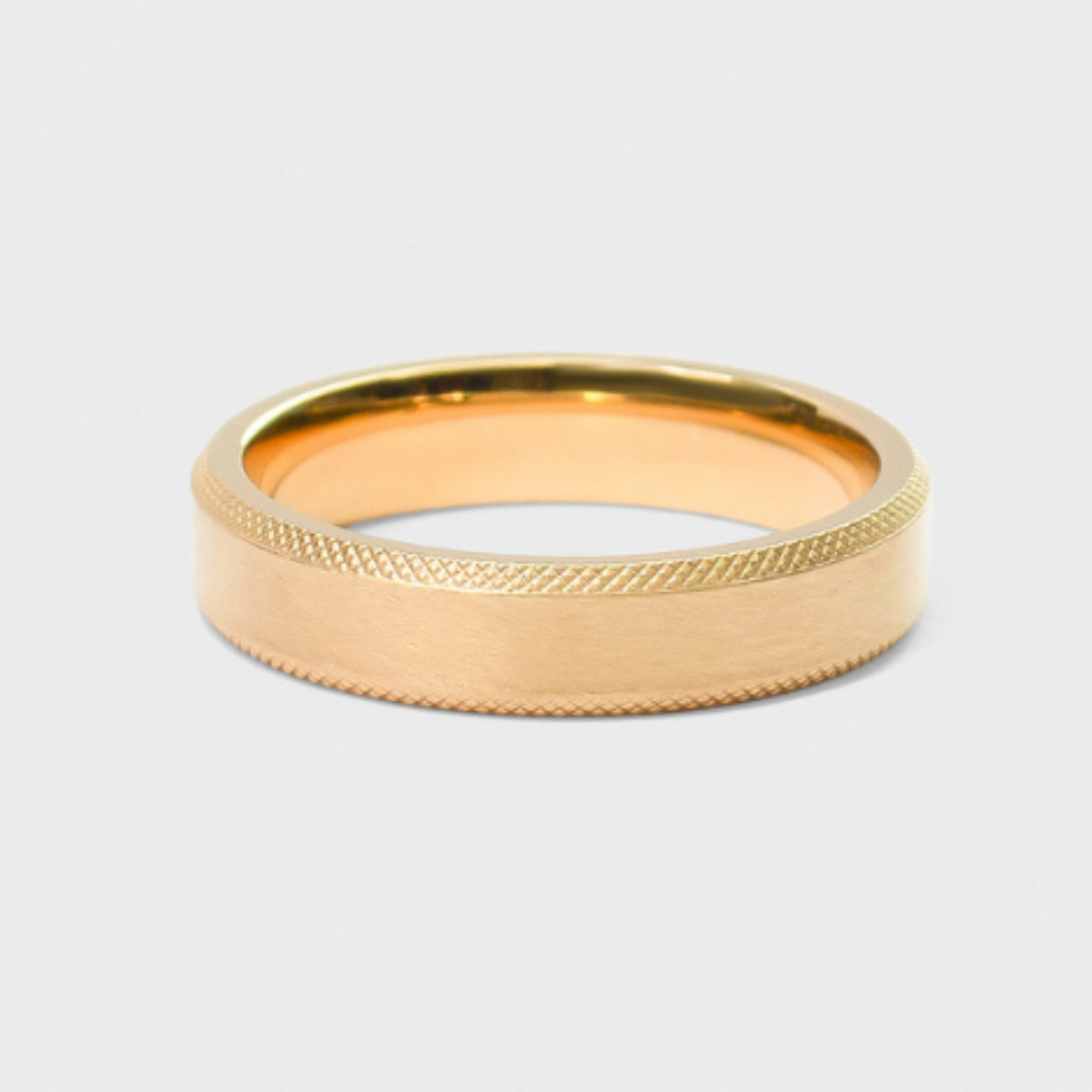 Textured Bevel Band