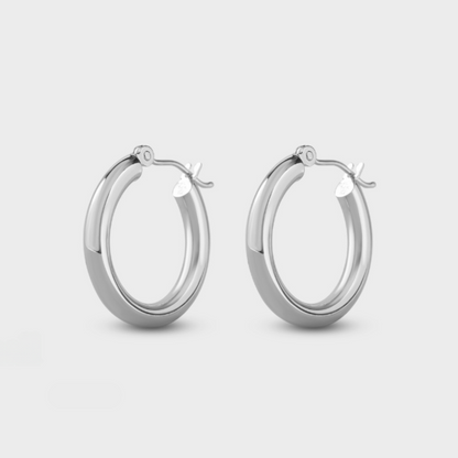 Thick Gold Hoops