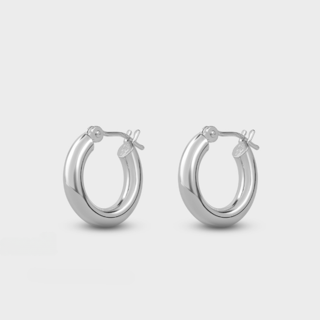 Thick Gold Hoops
