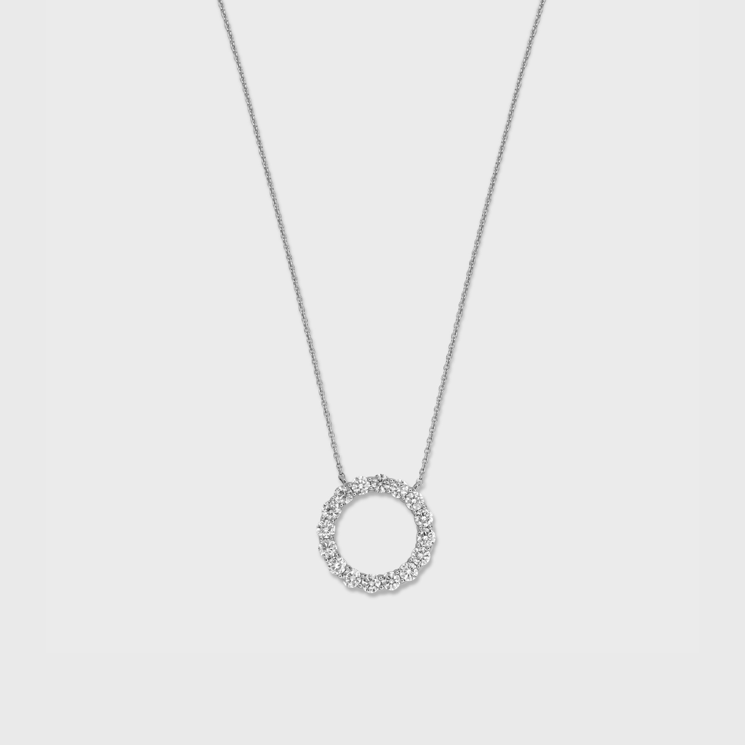 Diamond Circle Pendant