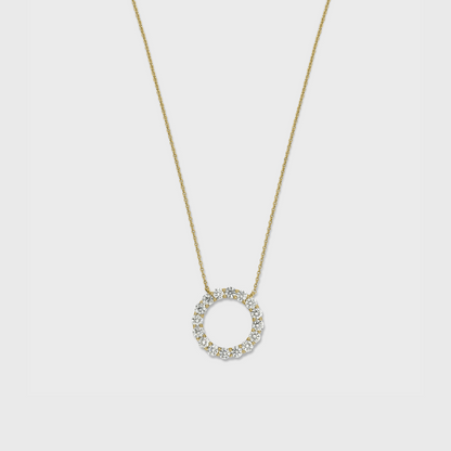 Diamond Circle Pendant