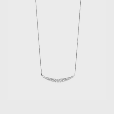 Curve Diamond Bar Pendant