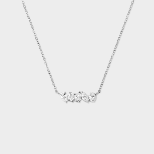 Mixed Fancy Shaped Diamond Necklace
