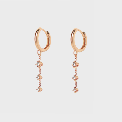 Wanderlust Charm Hoops