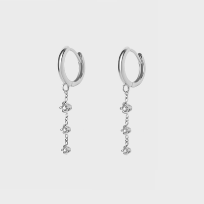 Wanderlust Charm Hoops
