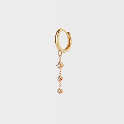 Wanderlust Charm Hoops