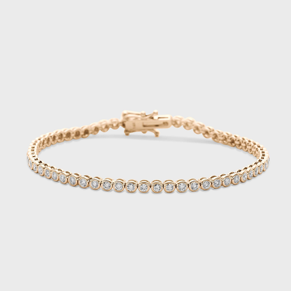 Bezel Set Tennis Bracelet