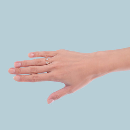 Blake Bezel Set Toi et Moi