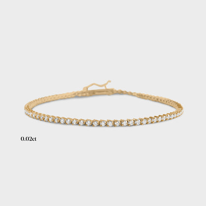 Defined Diamond Tennis Bracelet