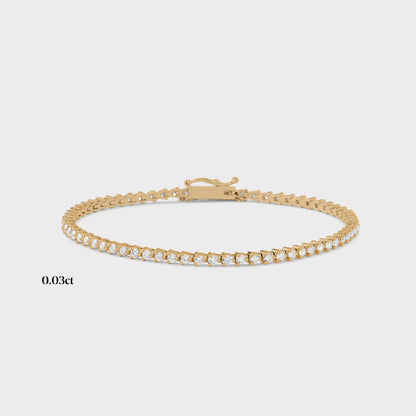 Defined Diamond Tennis Bracelet