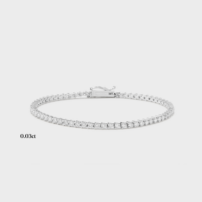 Defined Diamond Tennis Bracelet