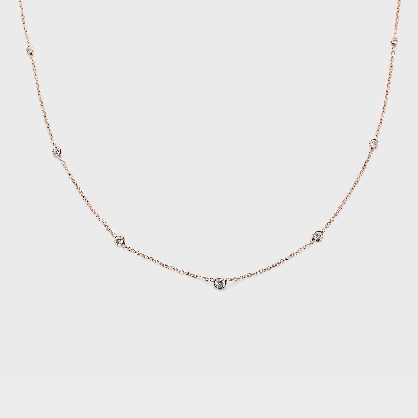 Diamond Station Necklace