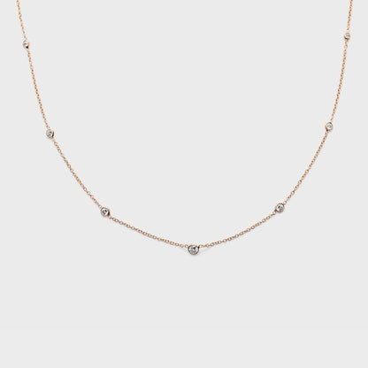 Diamond Station Necklace
