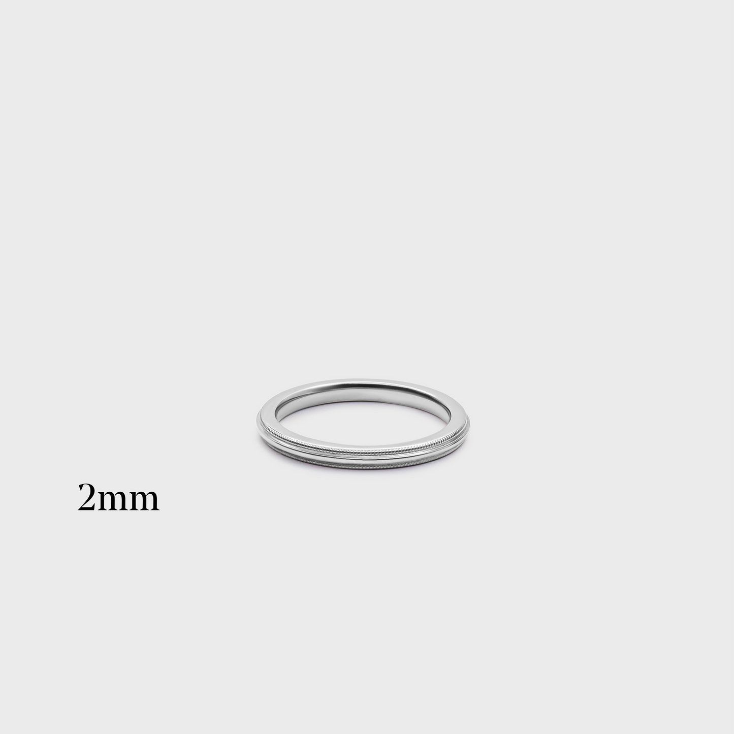 Comfort Fit Milgrain Band