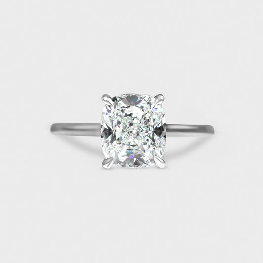 2.62ct Cushion Engagement Ring