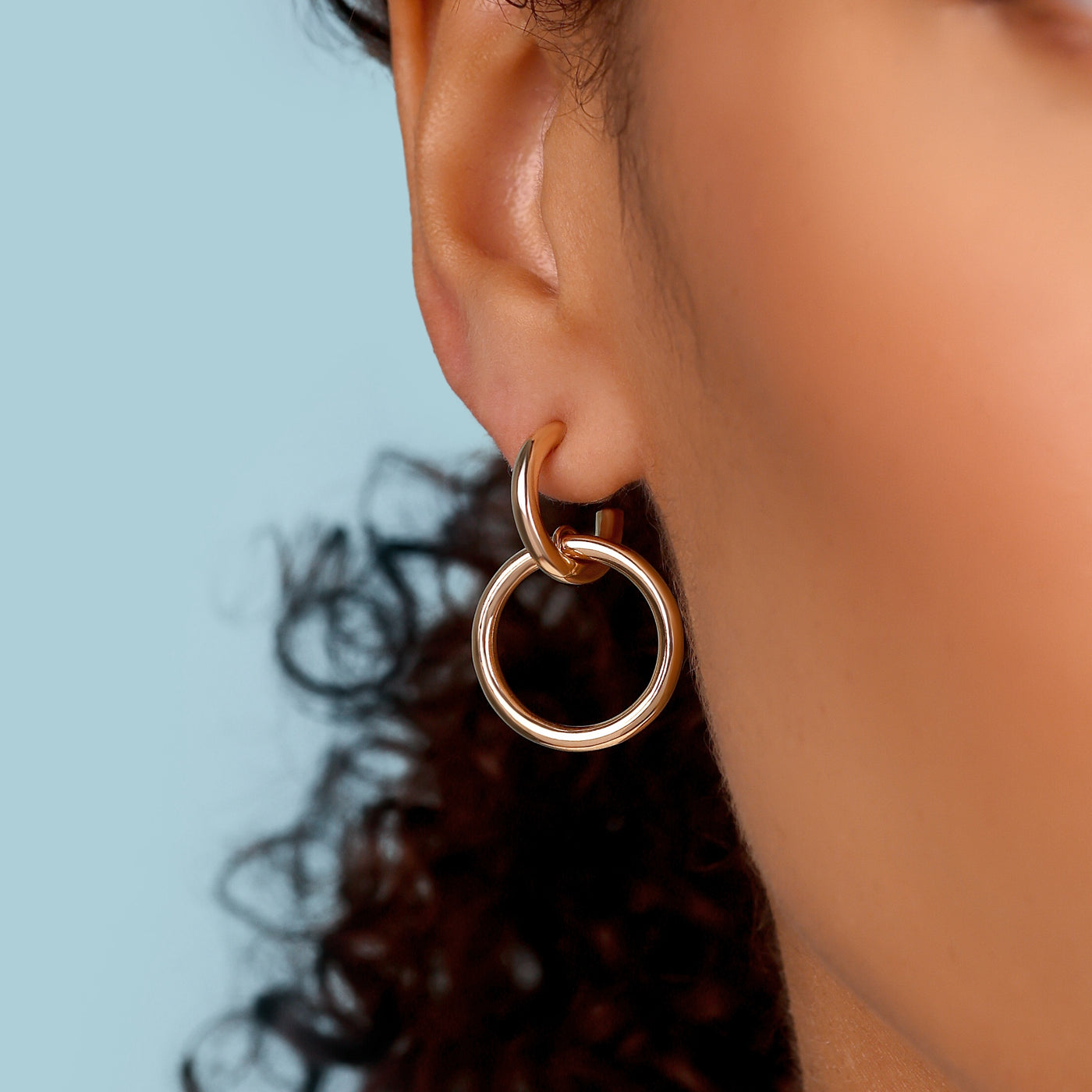 Circle Drop Earrings