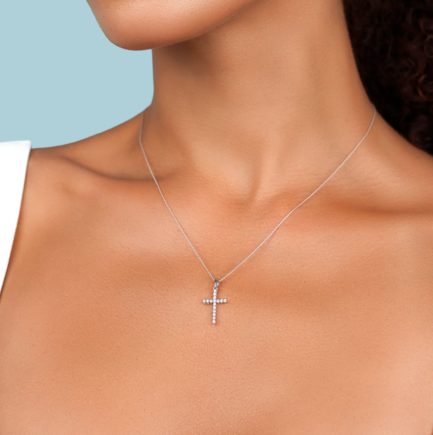 Diamond Cross Pendant