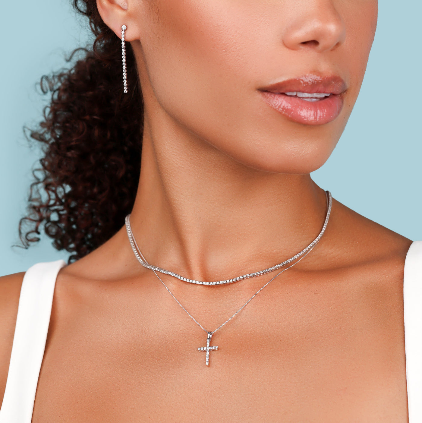 Diamond Cross Pendant