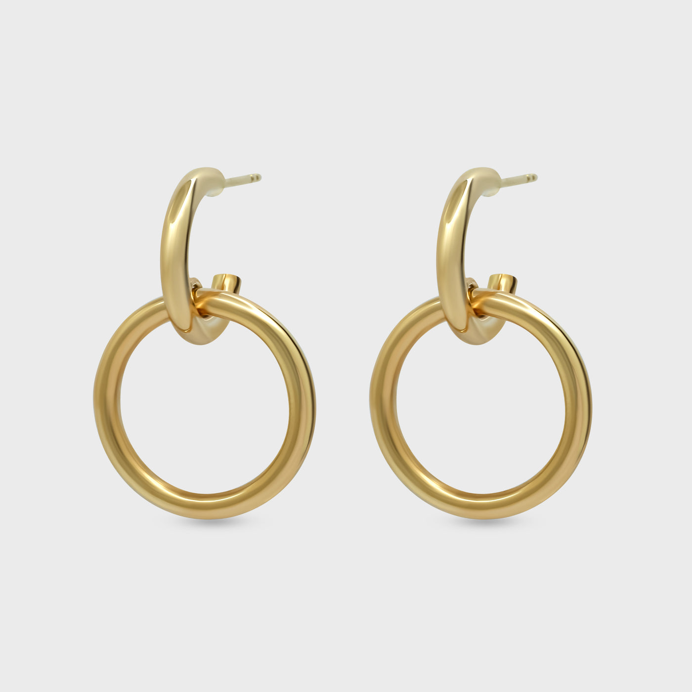 Circle Drop Earrings