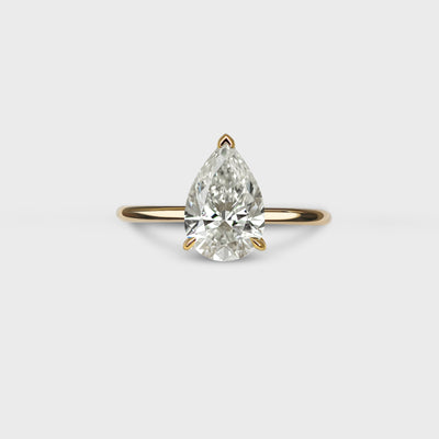 1.85ct Pear Engagement Ring