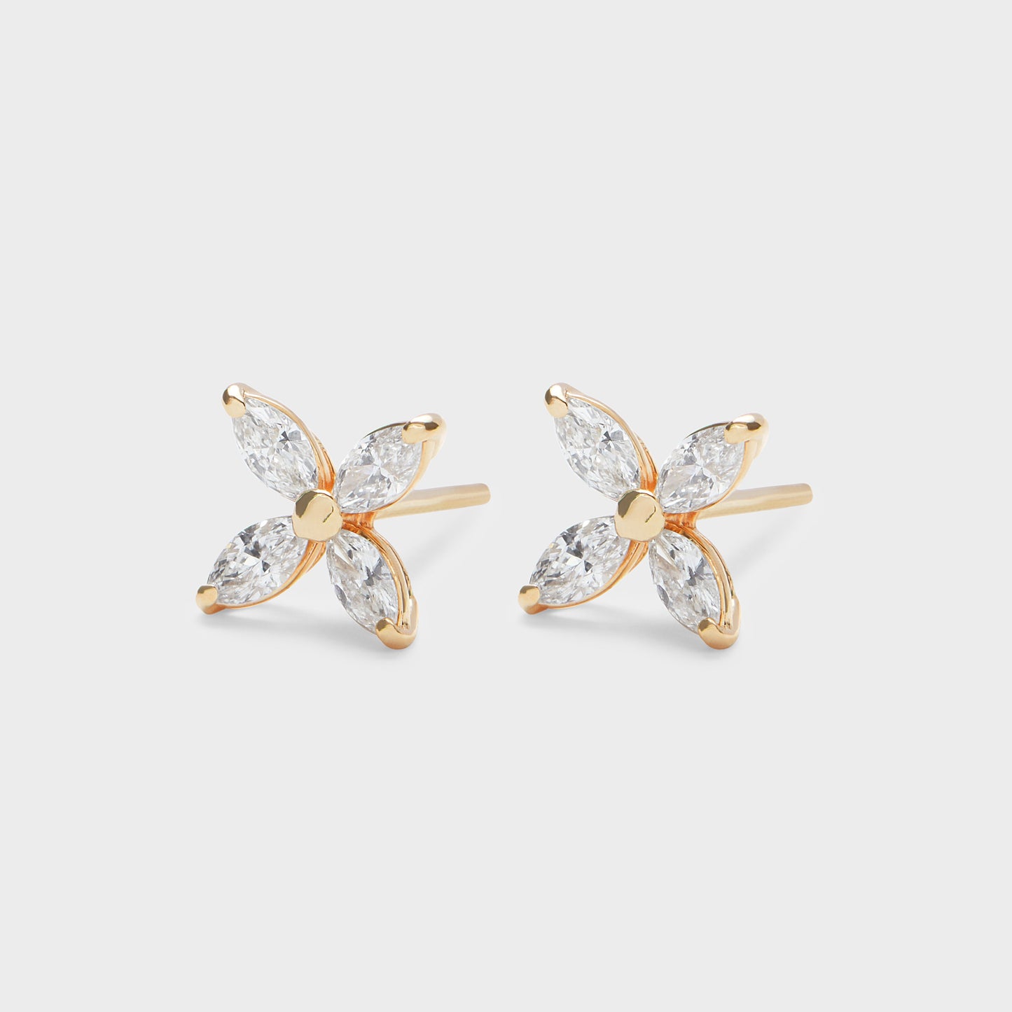 Marquise Diamond Studs