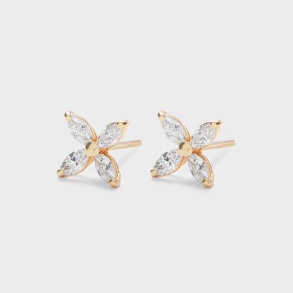 Marquise Diamond Studs