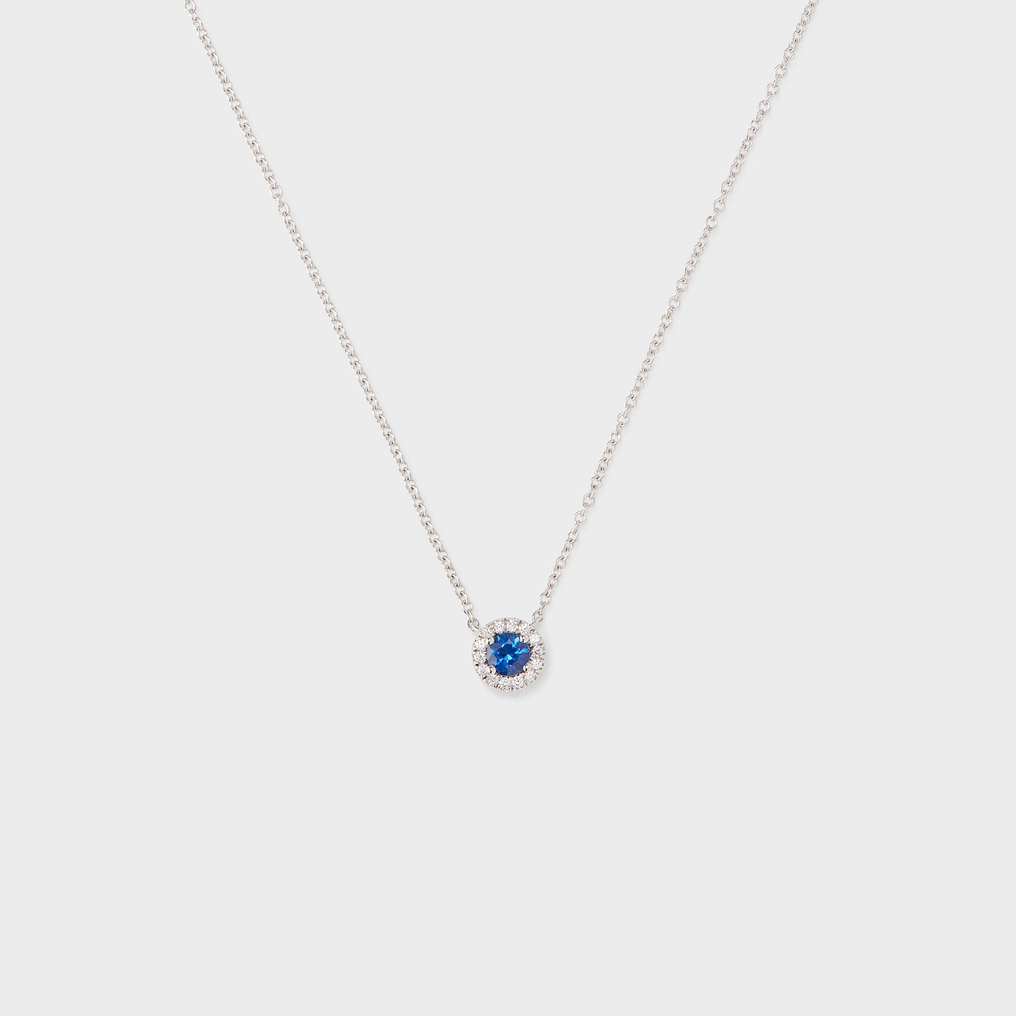 Gemstone Halo Pendant
